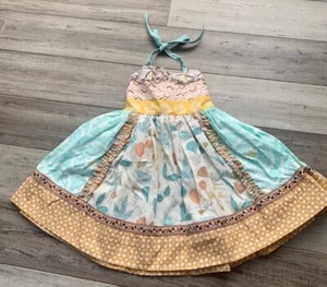 Vestido nudo floral de otoño Matilda Jane para niñas pequeñas talla 2 platino difícil de encontrar 12 de 14 - Imagen 1 de 5