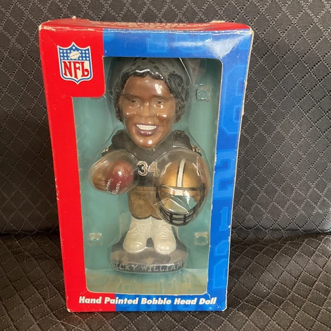 RICKY WILLIAMS Football NFL SAINTS # 34 Hand Painted Bobble Head Doll Cover