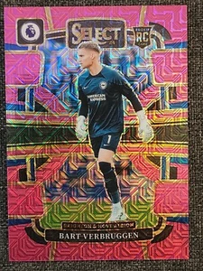 2024 Panini Select EPL Bart Verbruggen RC 213/325 Pink Mojo Prizm Netherlands - Picture 1 of 2