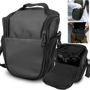 Mochila impermeable para cámara de nailon bolsa de hombro estuche para Canon Nikon DSLR digital - Imagen 1 de 9