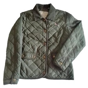 Jack Wills Damenjacke UK 8 grün gesteppt Cordkragen | Freizeit Oberbekleidung - Bild 1 von 9