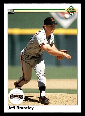 JEFF BRANTLEY ⚾ 1990 Upper Deck Baseball #358 San Francisco Giants - Image 1 of 2