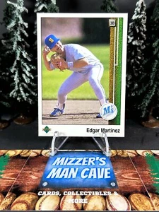 1989 Upper Deck Baseball Edgar Martinez Mariners High Series Base 768 - Picture 1 of 2