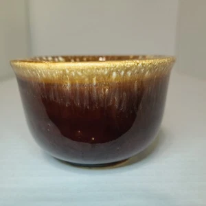 McCoy Brown Drip Custard Cup - Picture 1 of 8