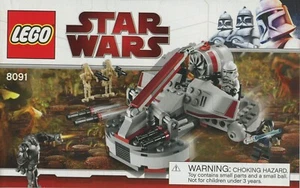 Retired LEGO Star Wars #8091 - Republic Swamp Speeder / Instruction Manual Only - Picture 1 of 1