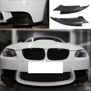 Dry Carbon Fiber Front Bumper Splitter Lip Protector For BMW E90 E92 E93 2005-12 - Picture 1 of 10