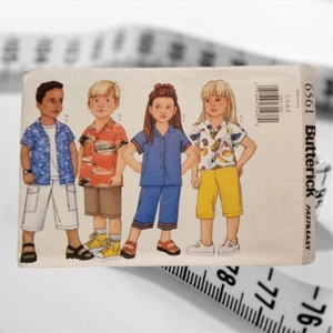 Butterick Fast & Easy 6561 Kinder Shirt Shorts Hose 2 3 4 5 Vintage 2000 - Bild 1 von 6