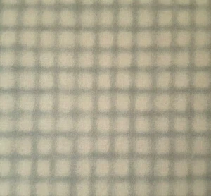 1 yd 18" Weeds and Tweeds Jacqueline Paton Red Rooster Dusty Bluish Gray Plaid - Picture 1 of 3