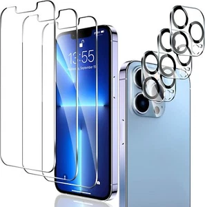 3-Pack For iPhone 13 Pro Max 9H Tempered Glass Camera Lens Screen Protector - Picture 1 of 34