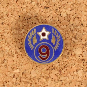Replica USAAF 9th Air Force Metal DI Badge British Made Style AB728 - Picture 1 of 2