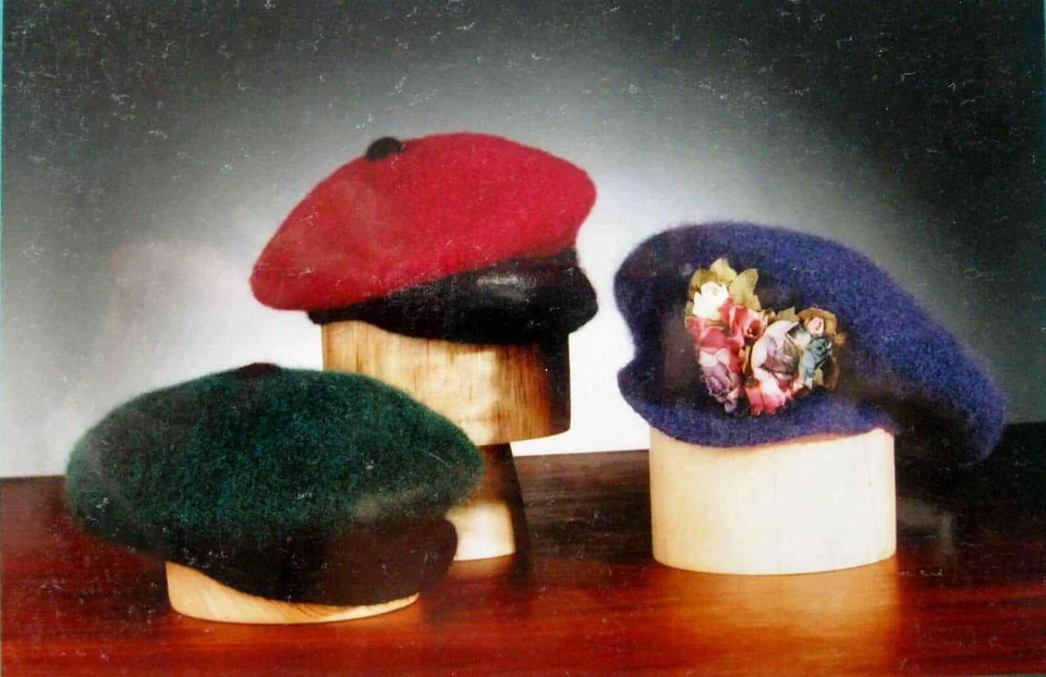 CAPS to KNIT & FELT with WORSTED WT YARN by BEV GALESKAS of FIBER TRENDS - Image 1 of 1