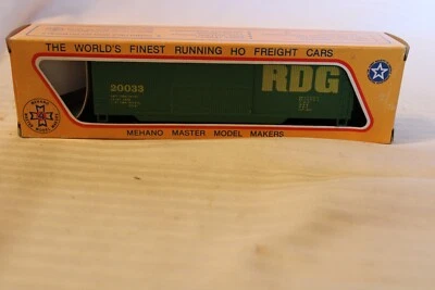 Escala HO Mehano, 40' Box Car, Leitura RR, #20033 Verde Vintage BNOS - Imagem 1 de 3