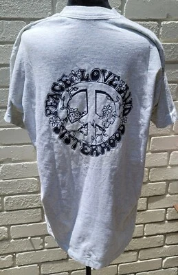 VTG 1996 T-Shirt Single Stitch Greek Sorority Adult USA Flower Power SZ. XL ✌️  - Image 1 of 4