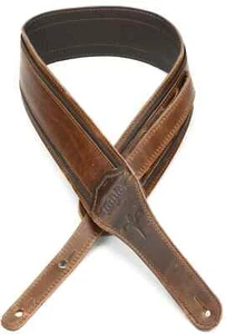 Taylor 2.5" Fountain Leather Guitar Strap, Weathered Brown - Picture 1 of 1