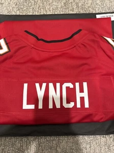 John Lynch Authentic Signed Red Pro Style Jersey Autographed BAS Witnessed - Picture 1 of 2