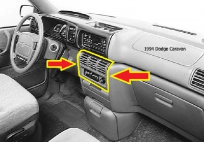 0JW30PDX Instrument Panel Bezel Dodge GRAND CARAVAN JW30PDX quartz black NOS - Image 1 of 4