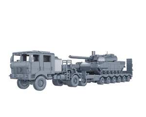 MODERN FRENCH - ENSEMBLE TRM 700 PORTE CHAR LECLERC - 1/56 1/72 1/87 1/100 3D - Foto 1 di 5