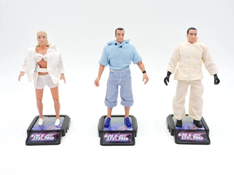 James Bond 007 DR. NO Figures COMPLETE Set Honey Ryder 1997 Exclusive Premiere Cover