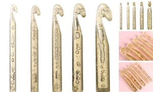 SUNLAND Crochet Hooks Set of 5 Size,12mm,15 mm,18mm,20mm,25mm for Shag 5 size - Picture 1 of 6