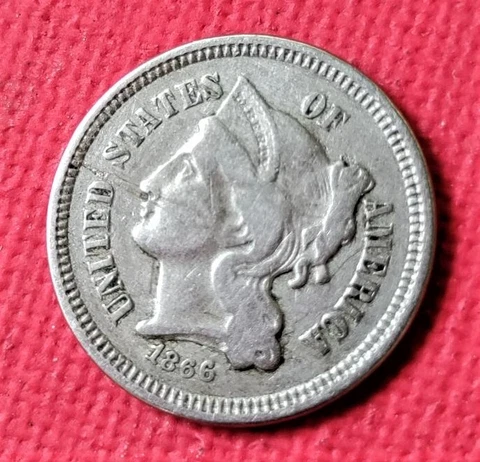 1866 Nickel Three Cent Piece Cover