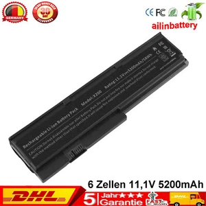 Akku BATTERIE Für IBM Lenovo ThinkPad X200 X200S X201 X201i FRU 42T4536 5200mAh - Bild 1 von 14