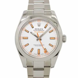 ROLEX Milgauss 116400 Serial V Automatik weißes Zifferblatt Herrenuhr 90269479 - Bild 1 von 7