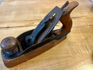 Antique Bailey Stanley Rule Level Co. No. 35 Adjustable Smooth Wood Plane - Picture 1 of 10
