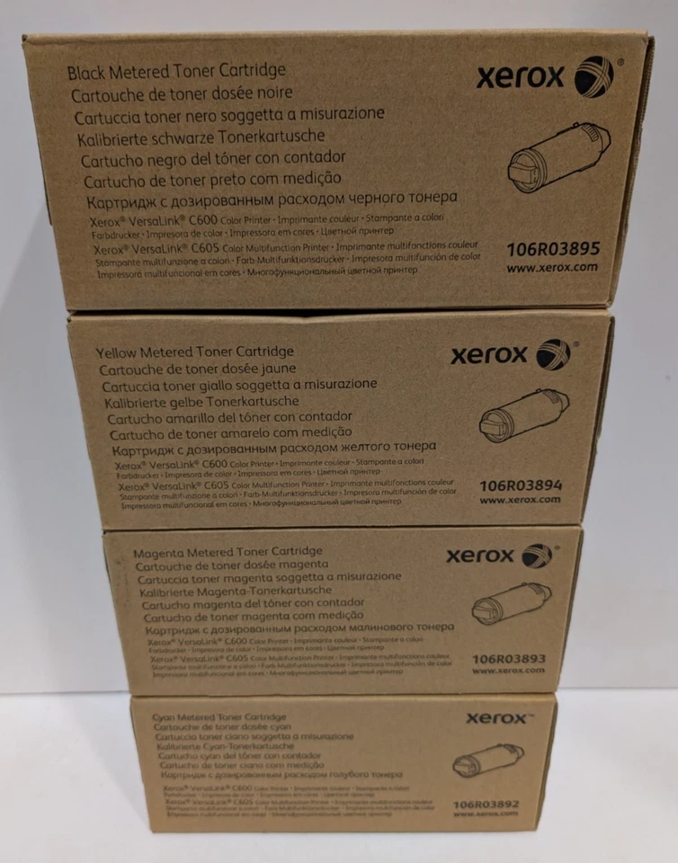 Xerox Genuine Toner Set CMYK for VersaLink C600 C605 - Image 1 of 1