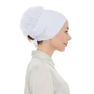 Hijab Cap Head Scarf Beanie Volumizing Non Slip Head Wraps for Women - Picture 1 of 3