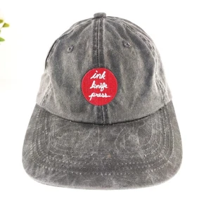 Cuchillo de tinta Prensa Sombrero Negro Papá Gorra Autoridad Portuaria Bordado Algodón Ajustable - Imagen 1 de 8