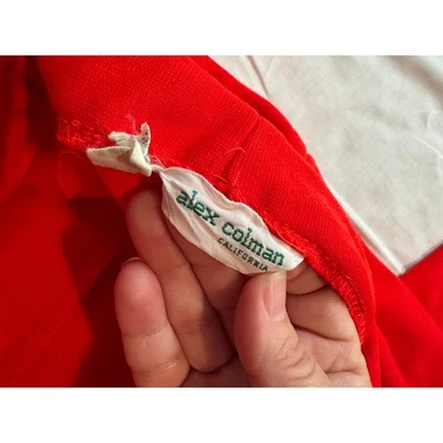 American Vintage Alex Colman California Red Knit Flare Pants, 30 W/25 L - Image 1 of 4