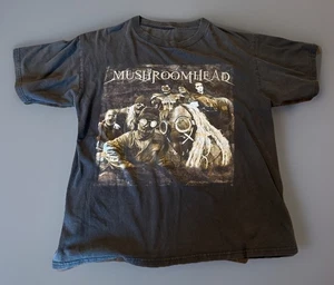 Vintage Y2K Rare Mushroomhead Band T-Shirt Tag Size Missing Metal Horror - Picture 1 of 9