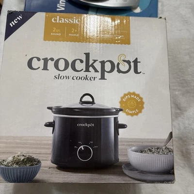 Crock-Pot SCR200-B Manual Slow Cooker, 2 Quart - Image 1 of 3
