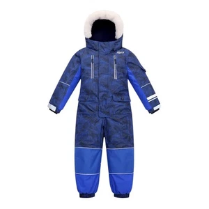 Yueta Boys Snowsuit One Piece Kids Ski Suit Coveralls Ski Jackets Jumpsuits W... - Picture 1 of 7