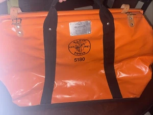 Klein Tools 5180 Extra-Grande Naranja Recubierto de Vinilo Tela Bolsa de Equipo - Imagen 1 de 8