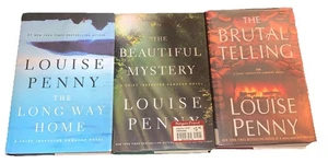 Louise Penny Book Lot 3 Long Way Home Beautiful Mystery The Brutal Telling - Bild 1 von 1