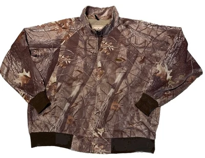 Vintage Woolrich Outdoor Guide Collection Realtree Hardwood Camo Jacket L Bomber - Image 1 of 4