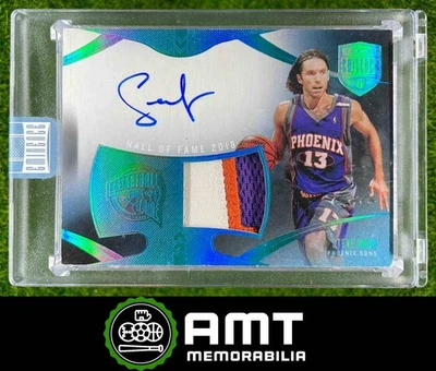 2024-25 Panini Eminence HF-SNH Steve Nash 2019 HOF Patch Auto Platinum Suns 1/1 - Image 1 of 3