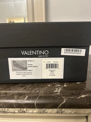 Zapatilla deportiva Petra para mujer Valentino by Mario Valentino talla 6 blanca/verde Foto 1 de 4