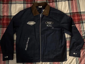 Aeropostale Ford Motor Mustang Twill Jacke Medium Navy Neu Mit Etikett - Bild 1 von 16