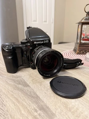 Cámara fotográfica SLR de formato medio Mamiya 645 Pro TL con lente 45 mm 2,8 Sekor C Foto 1 de 4