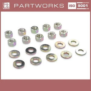 10x Zylinderkopfmuttern + Unterlegscheiben für PORSCHE 924S 944 928 968 SET - Picture 1 of 8