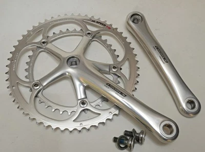 Campagnolo Chorus crankset 53-39 10sp. Near-mint takeoff. 172.5 FREE SHIPPING - Image 1 of 2