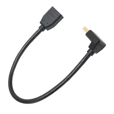 Displayport Male To Displayport Female Support 8K At 60Hz 4K At 144Hz 0. AM - Image 1 of 4