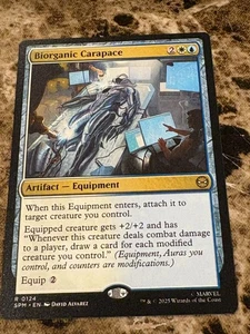BIORGANIC CARAPACE Magic MTG Spiderman - Bild 1 von 2