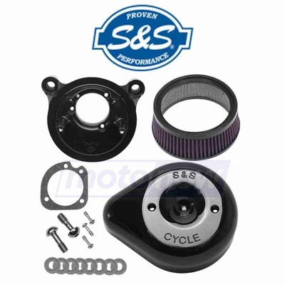 S&S Cycle Stealth Teardrop Air Cleaner Kit for 2010-2017 Harley Davidson ss Foto 1 de 4
