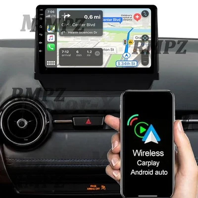 9" Apple CarPlay Android 14 Radio GPS Stereo FM For 2017-2018 Toyota Yaris iA - Image 1 of 4