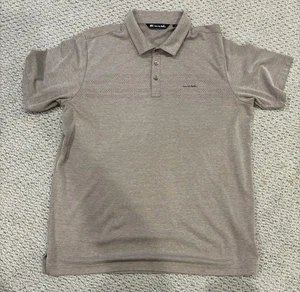 Travis Mathew Golf Polo Mens XL Beige Tan Stretch - Picture 1 of 5