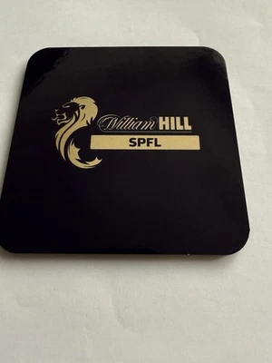 William Hill SPFL Branded Cork Coaster For Drinks Rare Item - Image 1 of 2