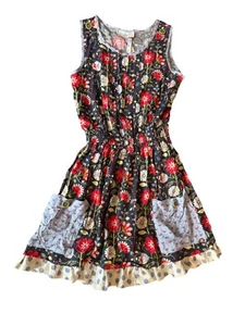 Matilda Jane 435 The Adventure Begins Soak Up The Sun Dress 10 Floral Rayon - Picture 1 of 4